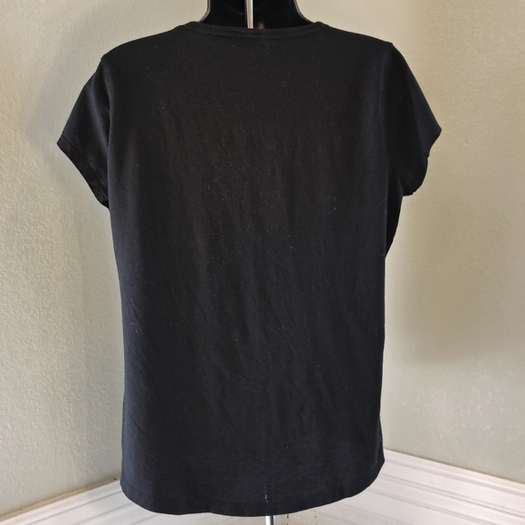 Polo Ralph Lauren Basic Black Scoop Nick T Y2K '90s Juniors Large - Picture 4 of 4